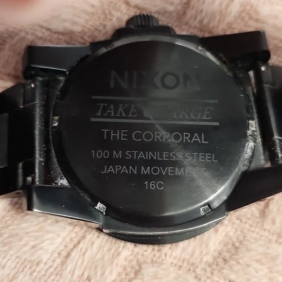 Nixon Midnight Black Timepiece